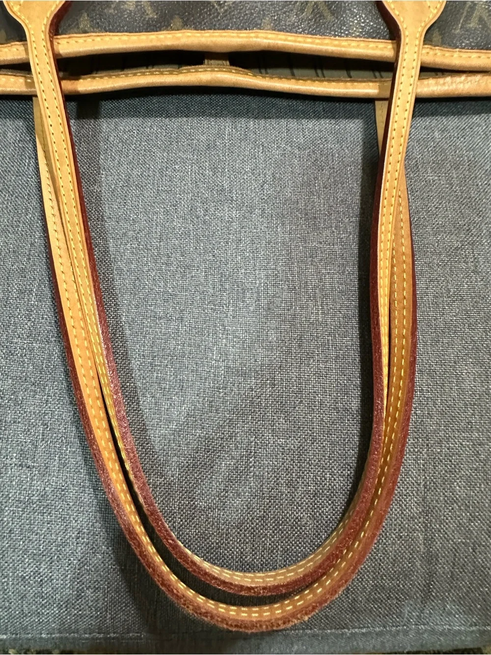Louis Vuitton Monogram Neverfull Tote in Brown and Tan